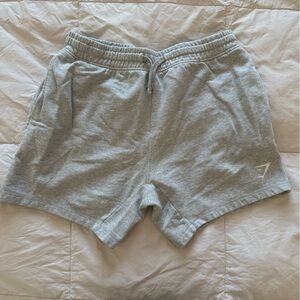 Gymshark Light Gray Sweat Shorts